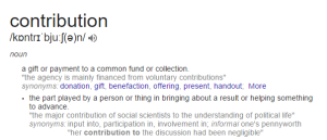 Contribution_definition